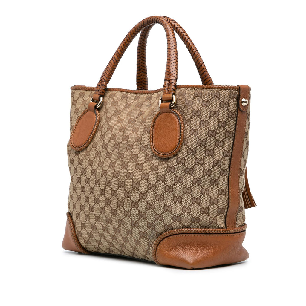Gucci GG Canvas Marrakech Tote (SHG-pH7H6g)