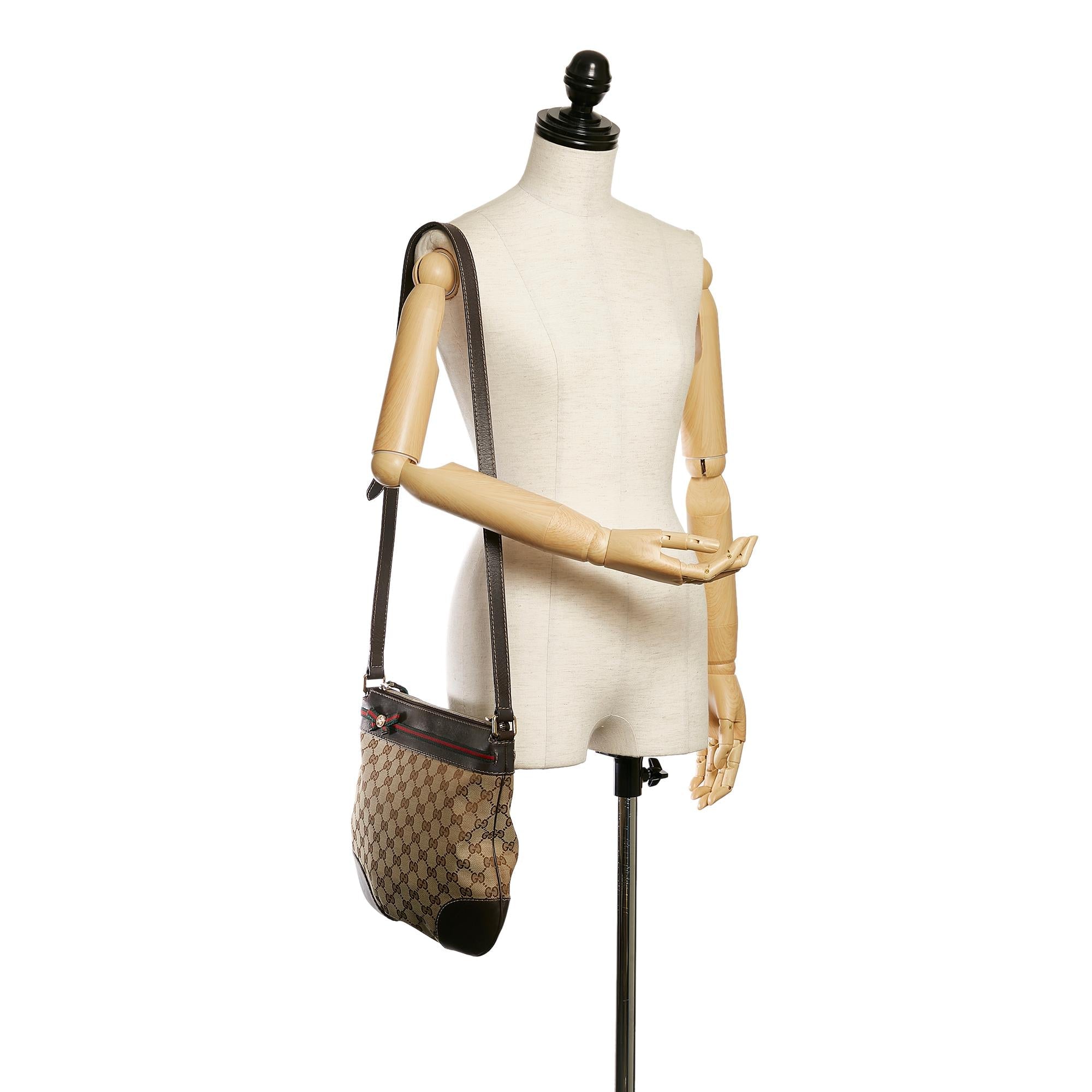 Gucci GG Canvas Mayfair Crossbody Bag (SHG-32741)
