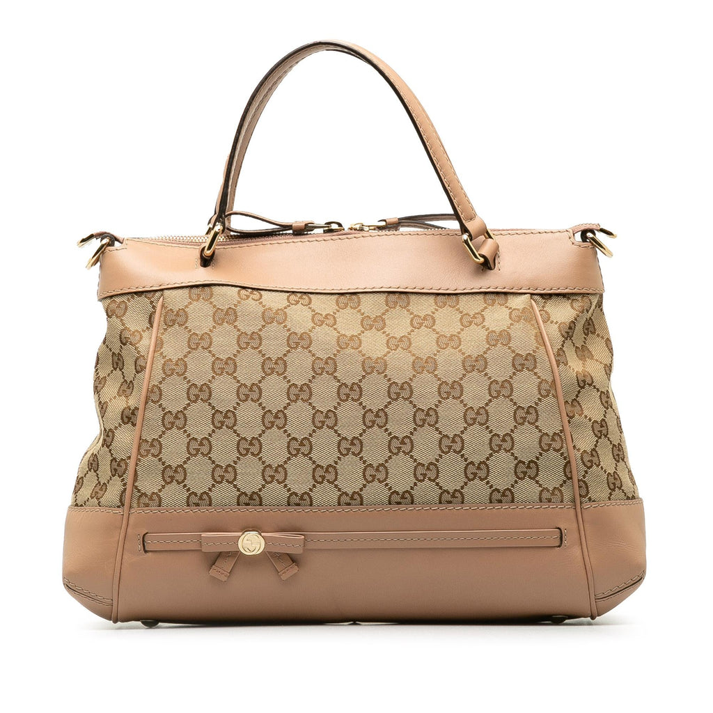 Gucci GG Canvas Mayfair Satchel (SHG-hKKYOc)