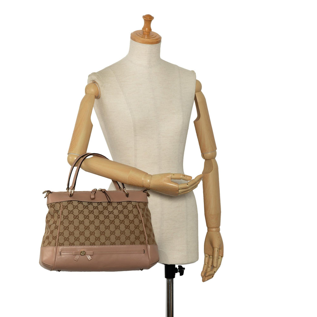 Gucci GG Canvas Mayfair Satchel (SHG-hKKYOc)