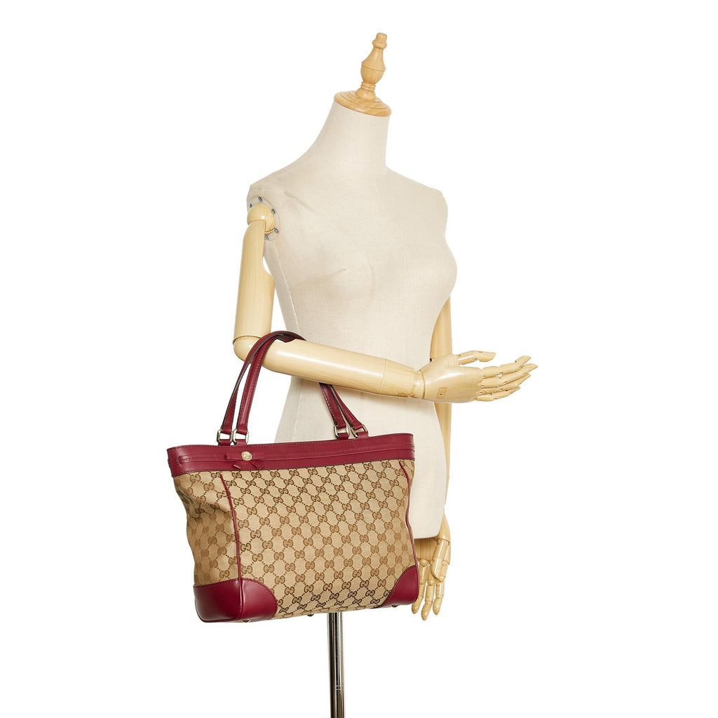 Gucci GG Canvas Mayfair Tote Bag (SHG-JXk1Nw)
