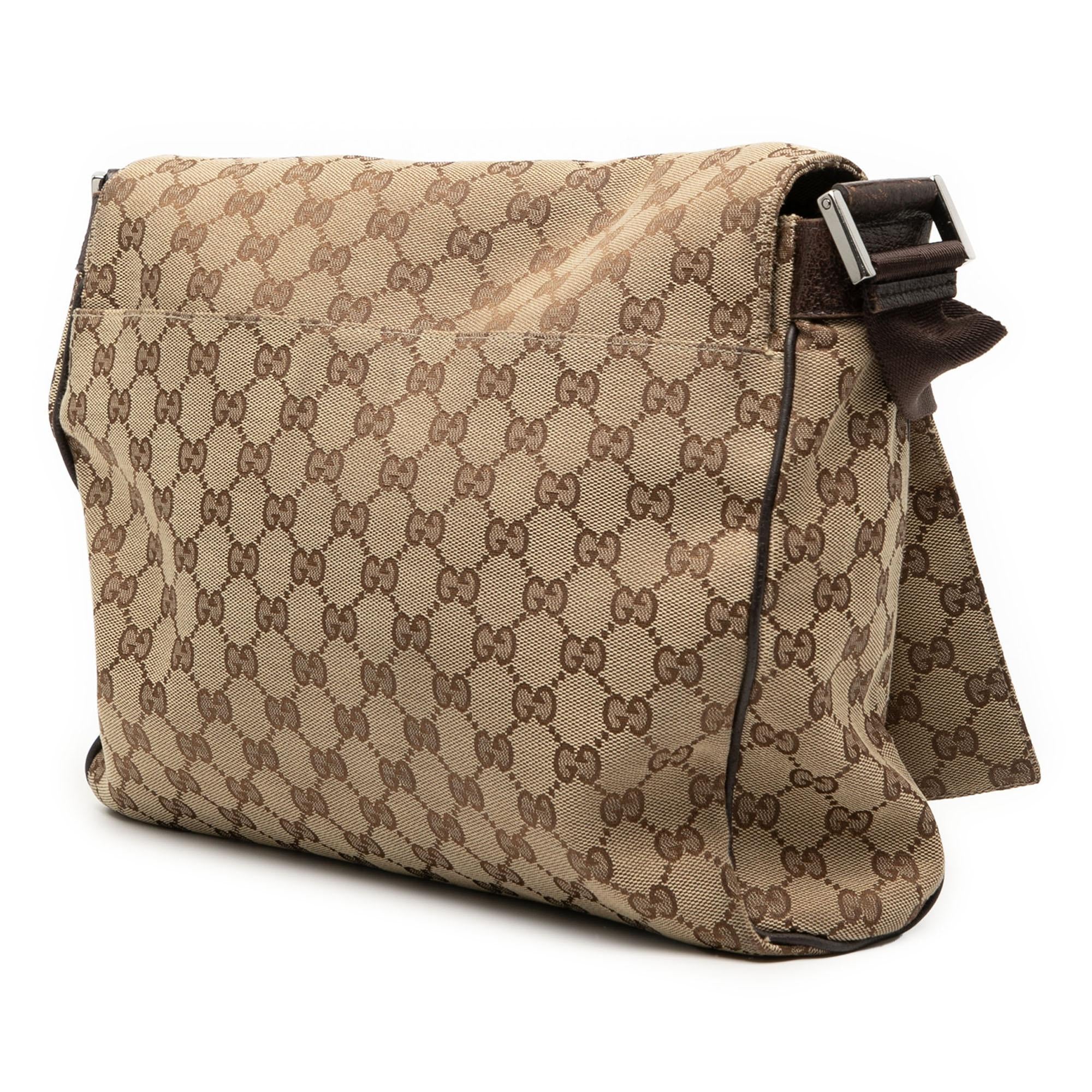 Gucci GG Canvas Messenger Bag