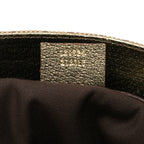 Gucci GG Canvas Metal Bamboo Handbag