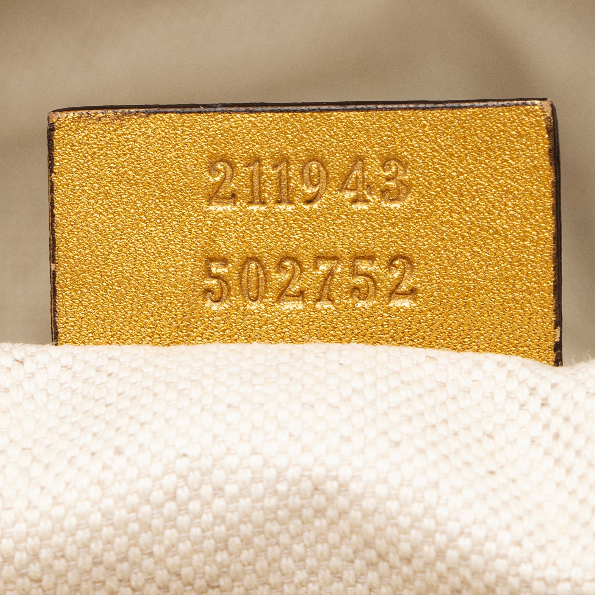 Gucci GG Canvas Metallic Leather Sukey Large Tote (SHF-22504)