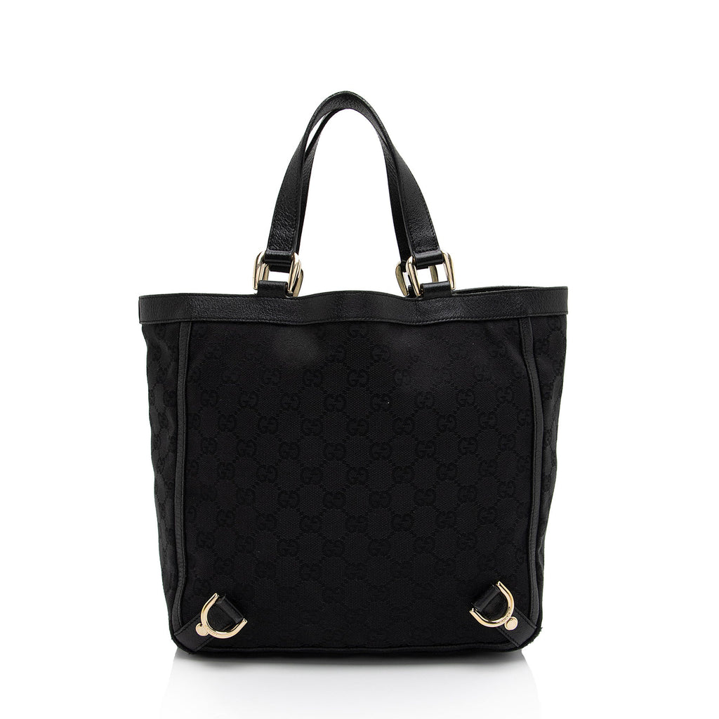 Gucci GG Canvas Mini Abbey Tote (SHF-1rSZcf)
