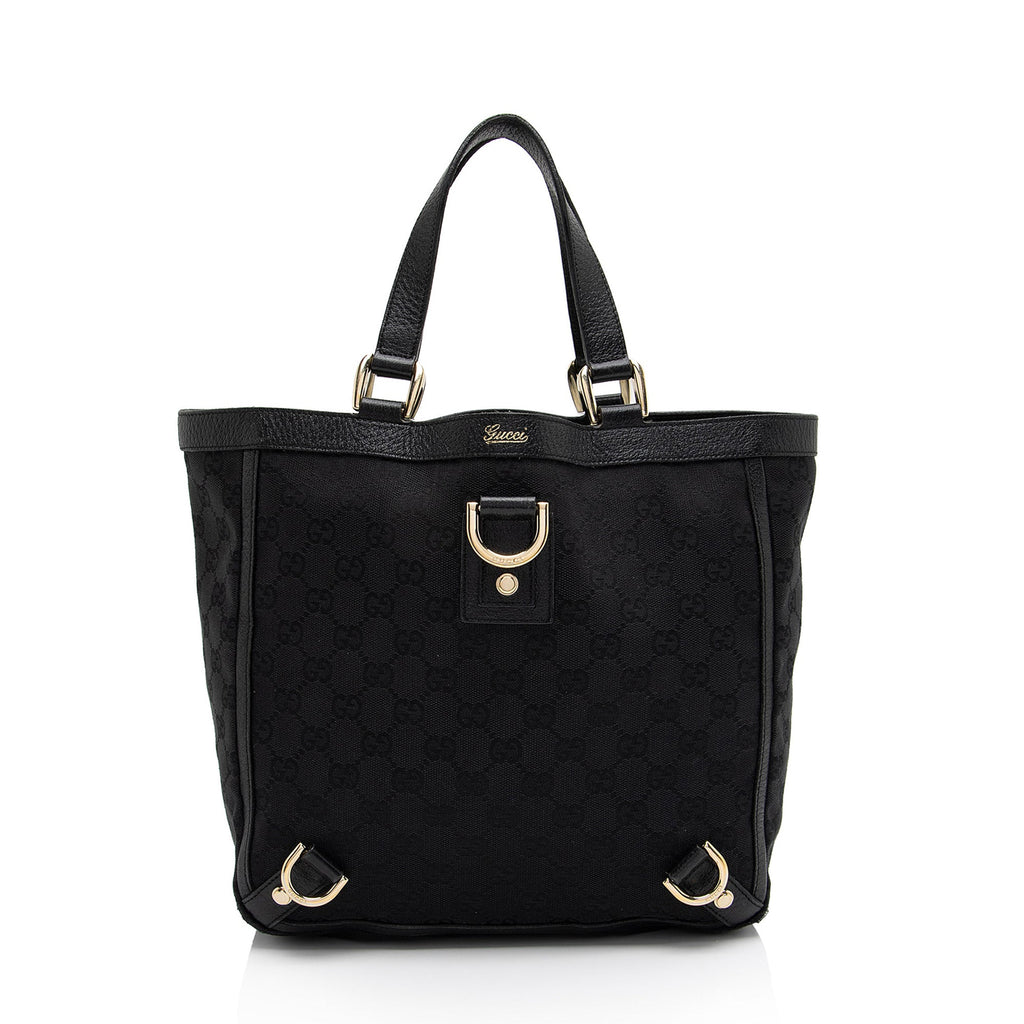 Gucci GG Canvas Mini Abbey Tote (SHF-1rSZcf)