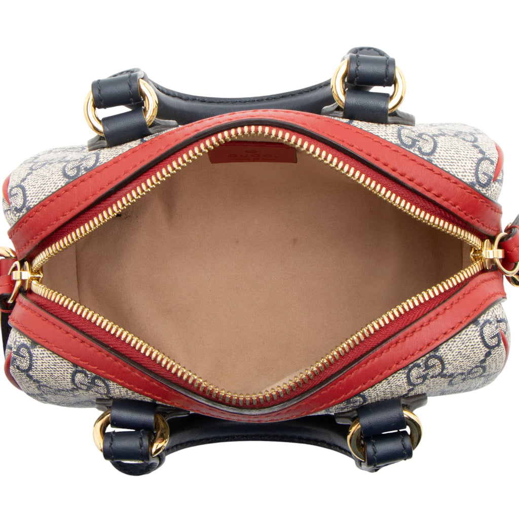 Gucci GG Supreme Mini Boston Bag