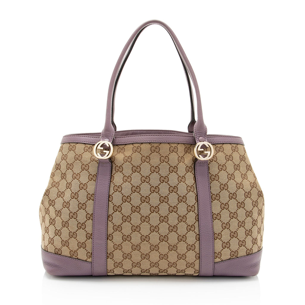 Gucci GG Canvas Miss GG Tote (SHF-yLtJuh)