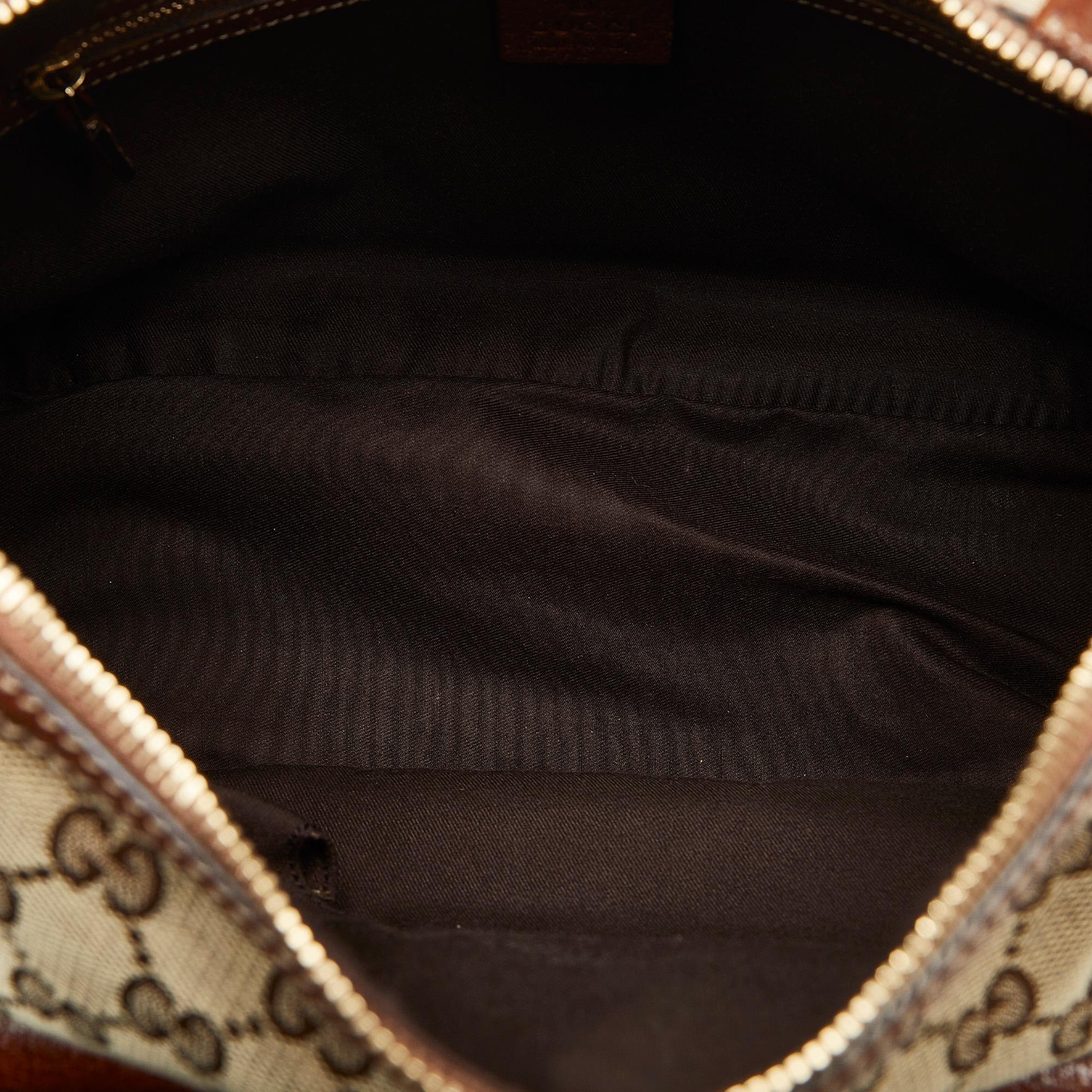 Gucci GG Canvas Nailhead Bamboo Handle Bag (SHG-kiHtJf)