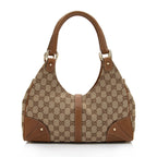 Gucci GG Canvas Nailhead Bardot Shoulder Bag (SHF-cXQEhI)