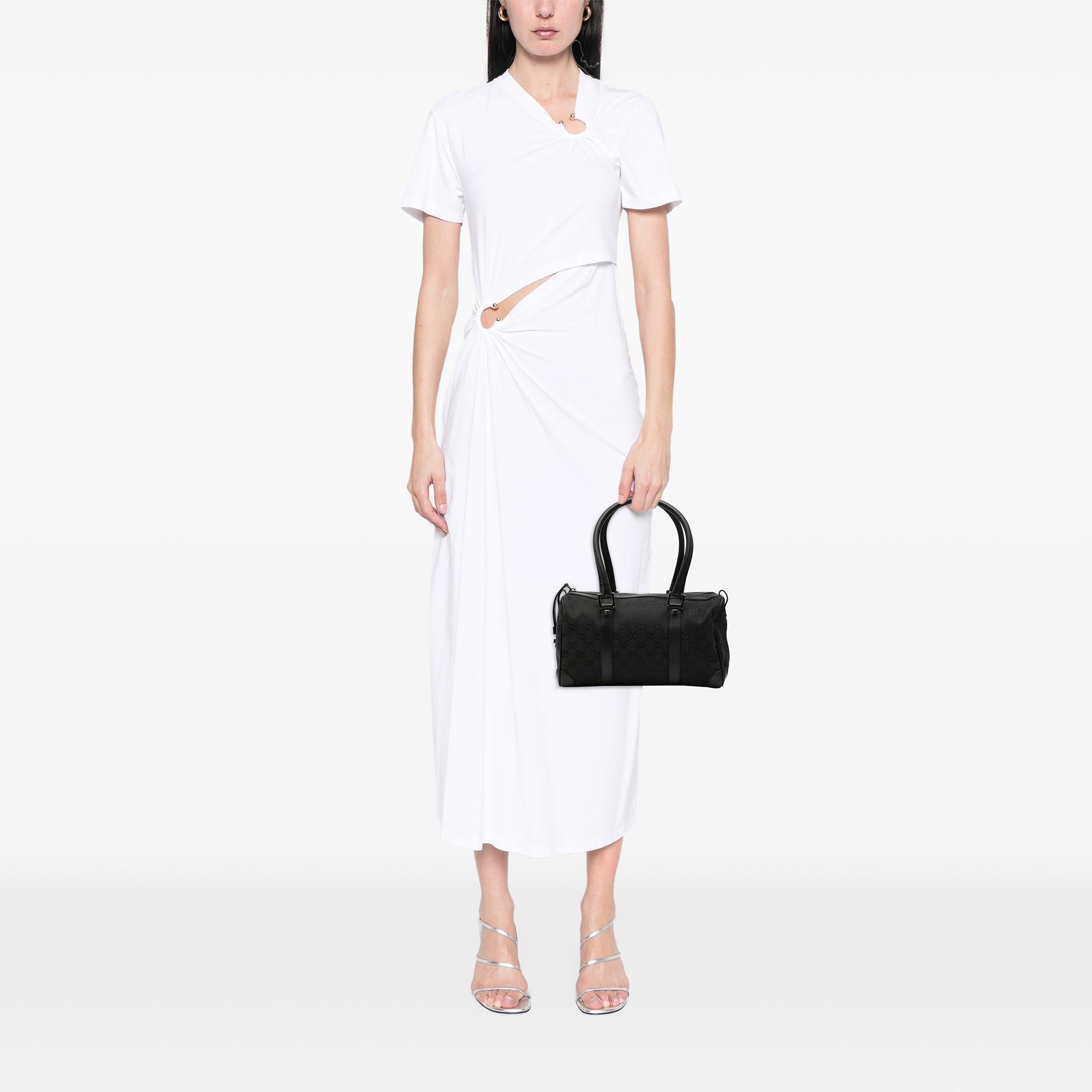 Gucci GG Canvas Nailhead Boston Bag