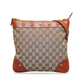 Gucci GG Canvas Nailhead Crossbody (SHG-mLGXan)