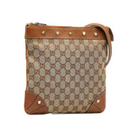 Gucci GG Canvas Nailhead Crossbody (SHG-Mehcnj)