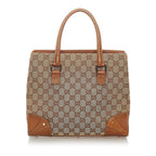 Gucci GG Canvas Nailhead Handbag (SHG-32388)