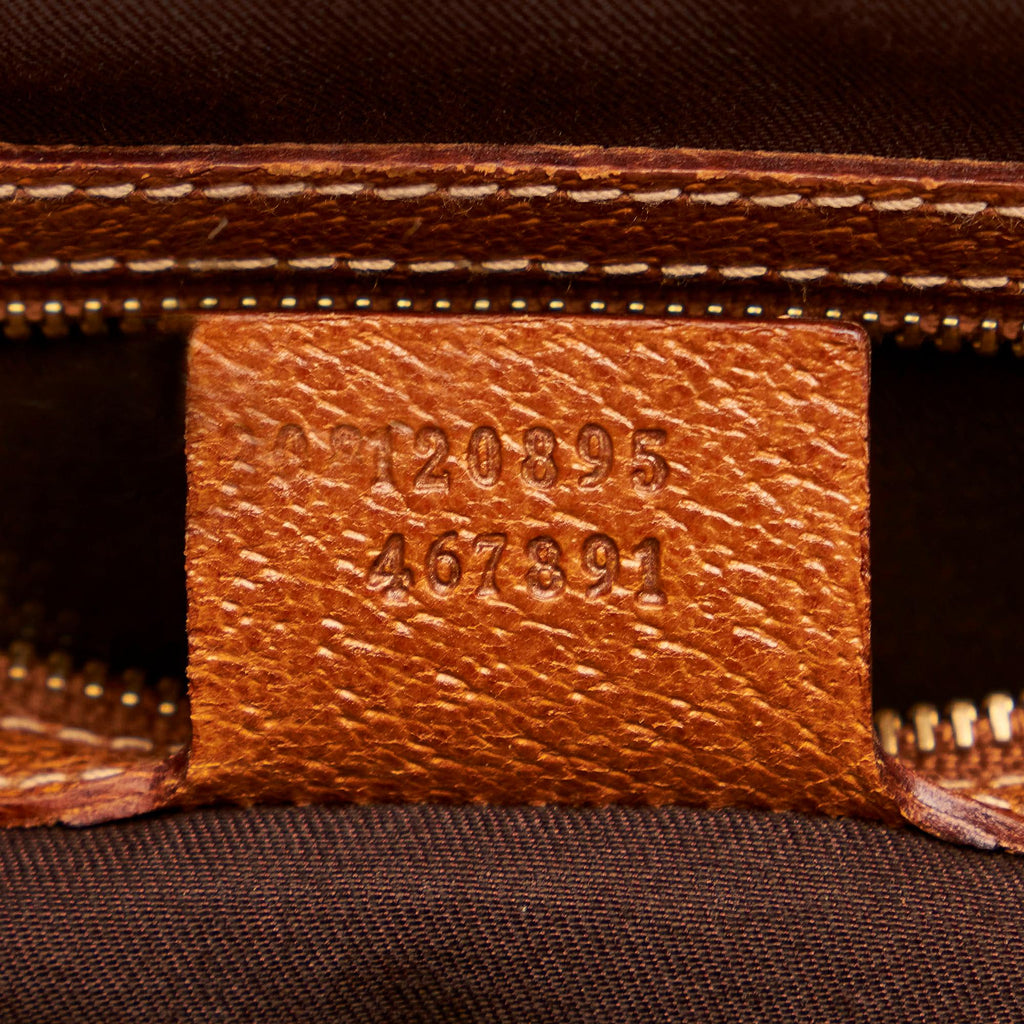 Gucci GG Canvas Nailhead Handbag (SHG-32388)