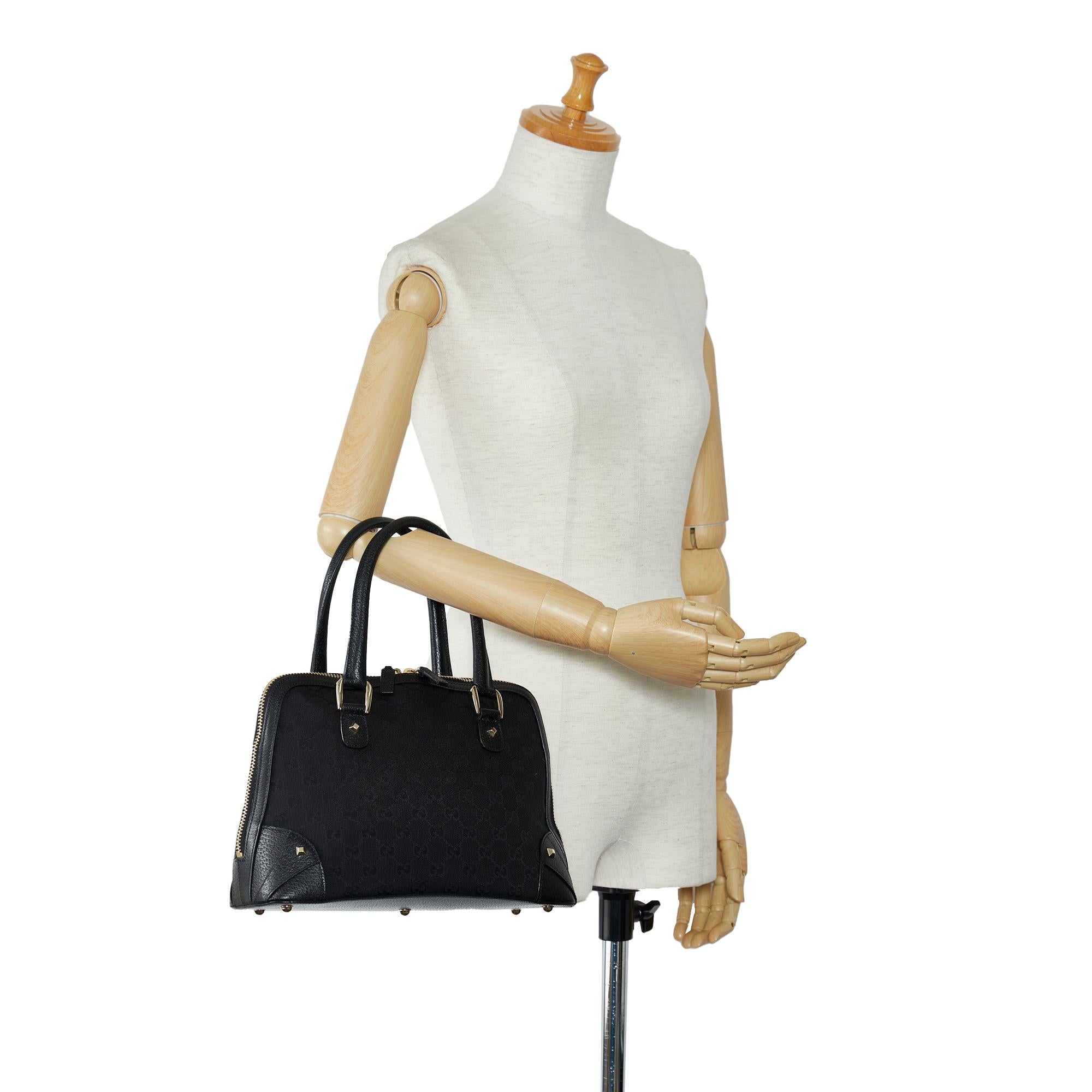 Gucci GG Canvas Nailhead Handbag (SHG-xaJXjw)