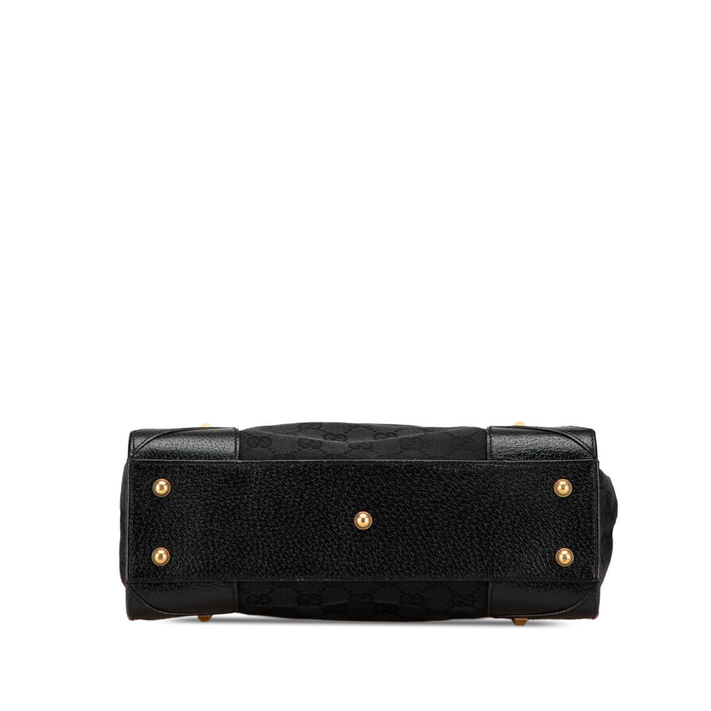 Gucci GG Canvas Nailhead Handbag (SHG-G7fCTF)