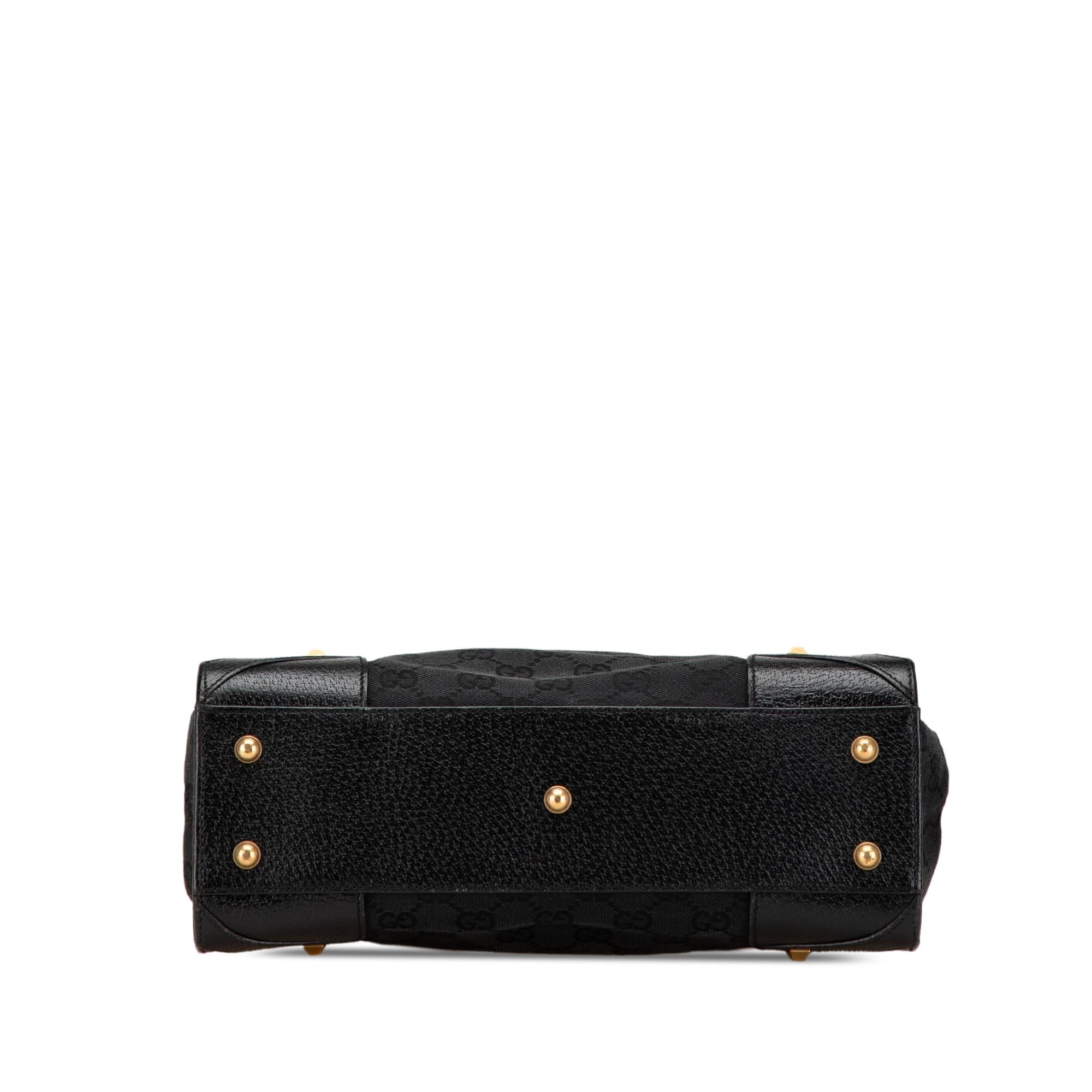 Gucci GG Canvas Nailhead Handbag (SHG-G7fCTF)
