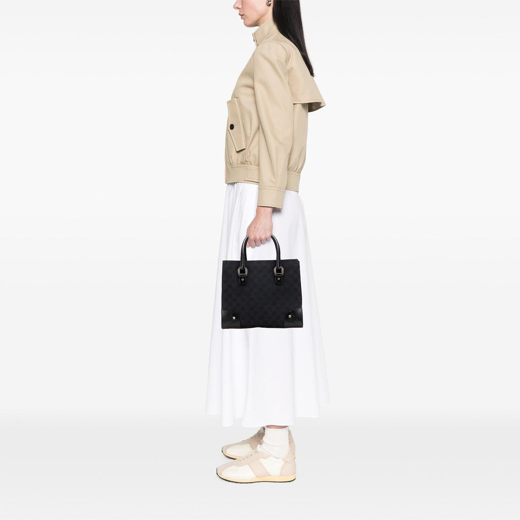 Gucci GG Canvas Nailhead Handbag