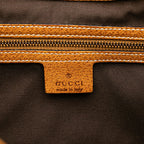 Gucci GG Canvas Nailhead Jackie Bardot Handbag