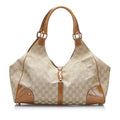 Gucci GG Canvas Nailhead Jackie Bardot (SHG-Lt4rqL)