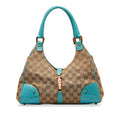 Gucci GG Canvas Nailhead Jackie Bardot (SHG-KfMLGA)