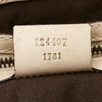 Gucci GG Canvas Nailhead Jackie Shoulder Bag (SHG-28382)