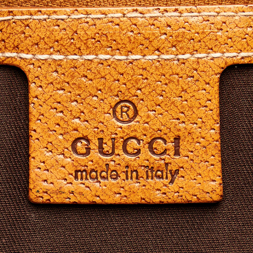 Gucci GG Canvas Nailhead Jackie Shoulder Bag (SHG-33236)