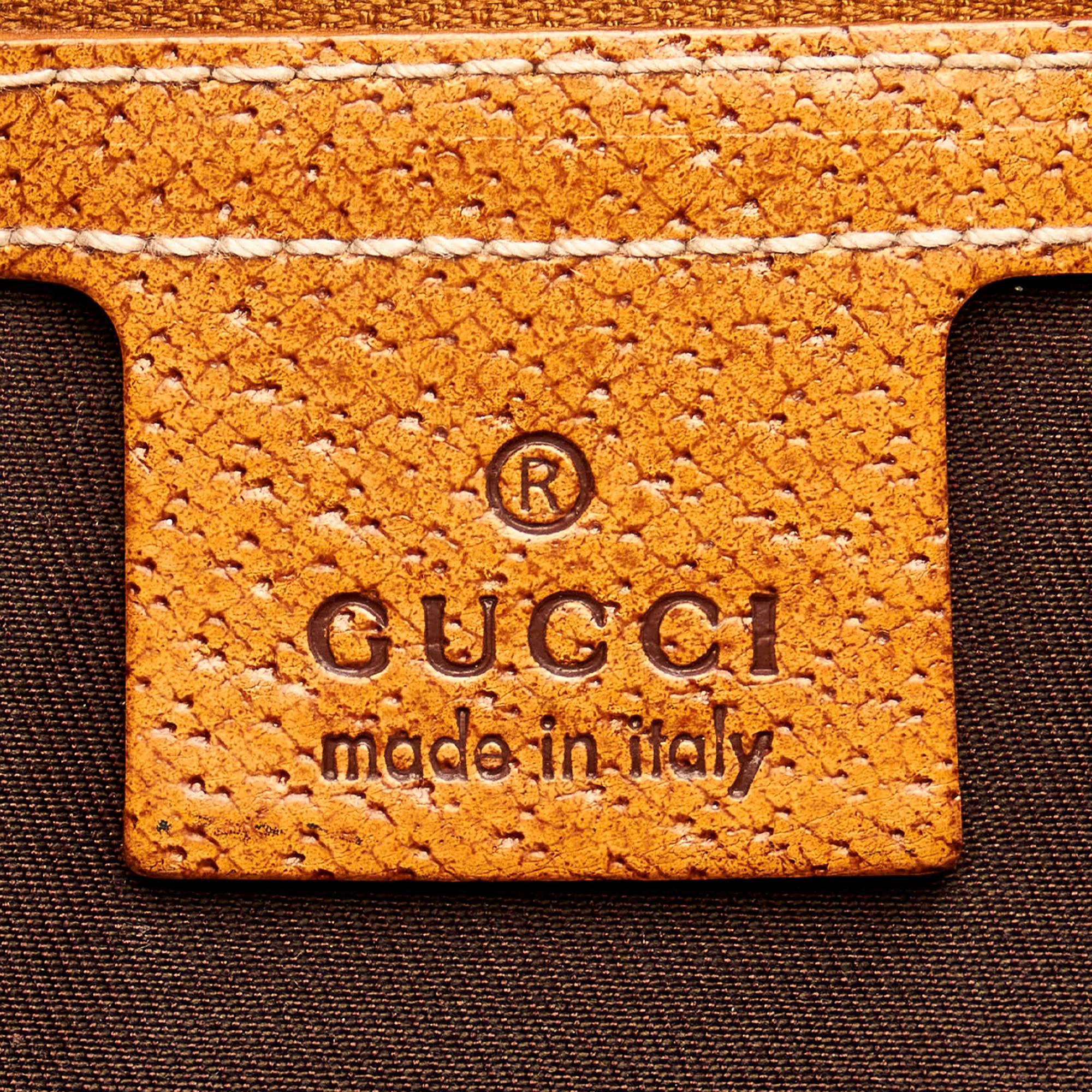 Gucci GG Canvas Nailhead Jackie Shoulder Bag (SHG-33236)