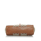 Gucci GG Canvas Nailhead Jackie Shoulder Bag (SHG-33693)