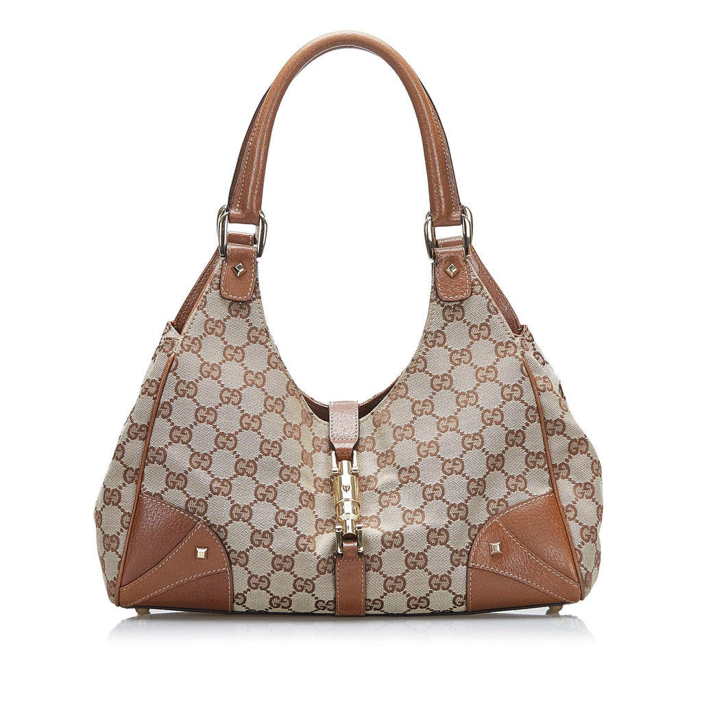 Gucci GG Canvas Nailhead Jackie (SHG-MytTQB)