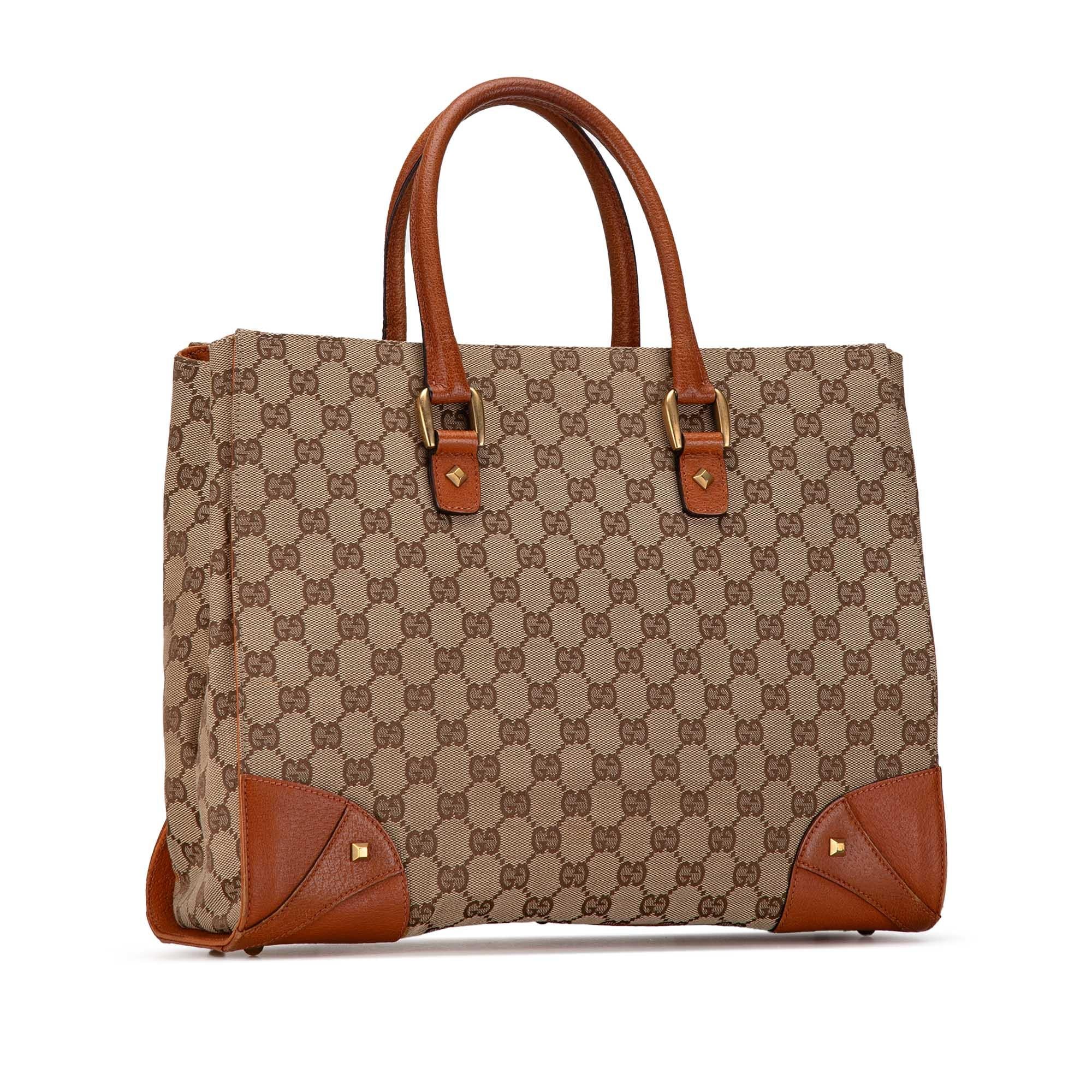 Gucci GG Canvas Nailhead Tote (SHG-dPdEYp)