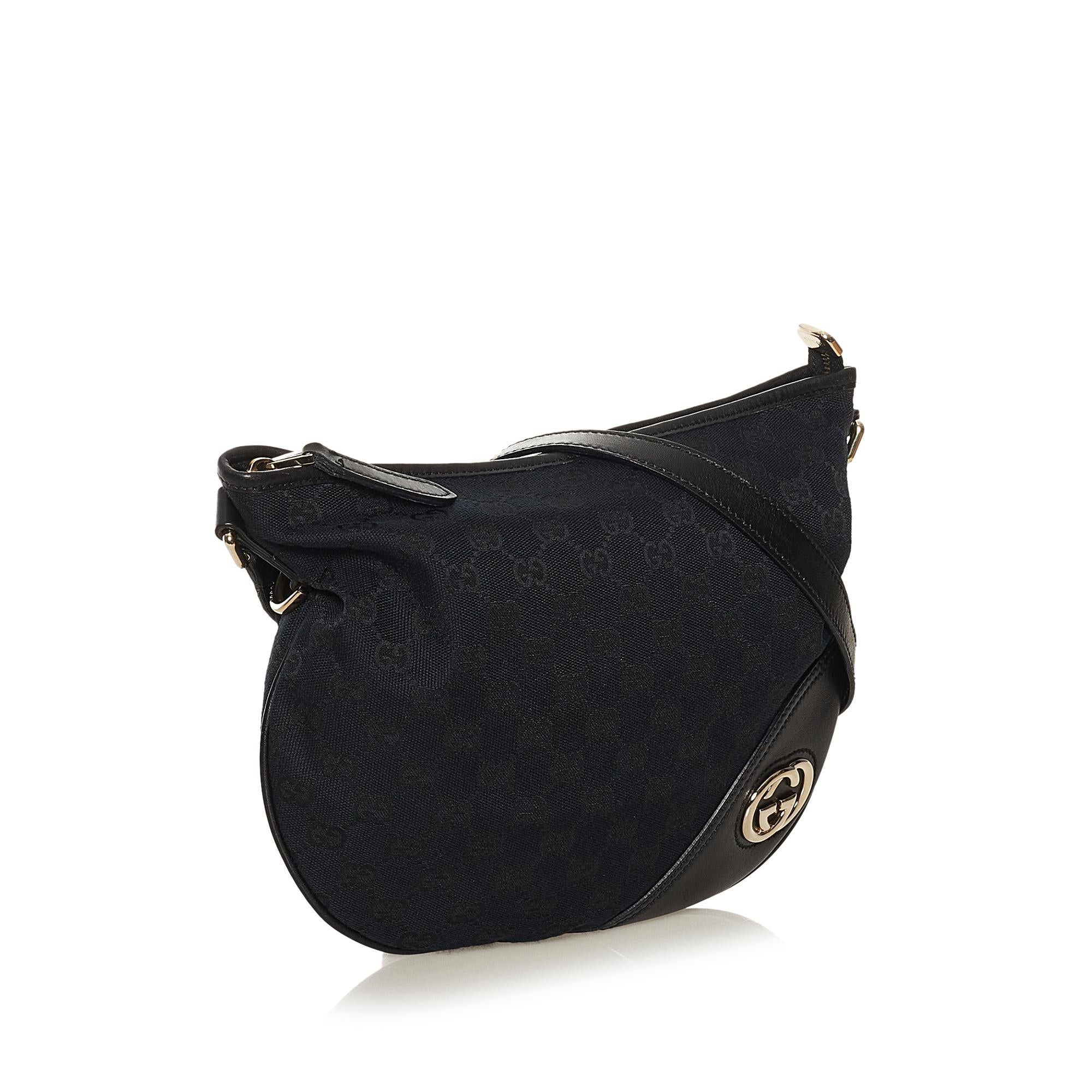 Gucci GG Canvas New Britt Crossbody (SHG-34441)
