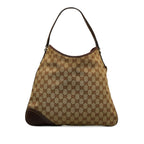 Gucci GG Canvas New Britt Hobo (SHG-M9DMWm)