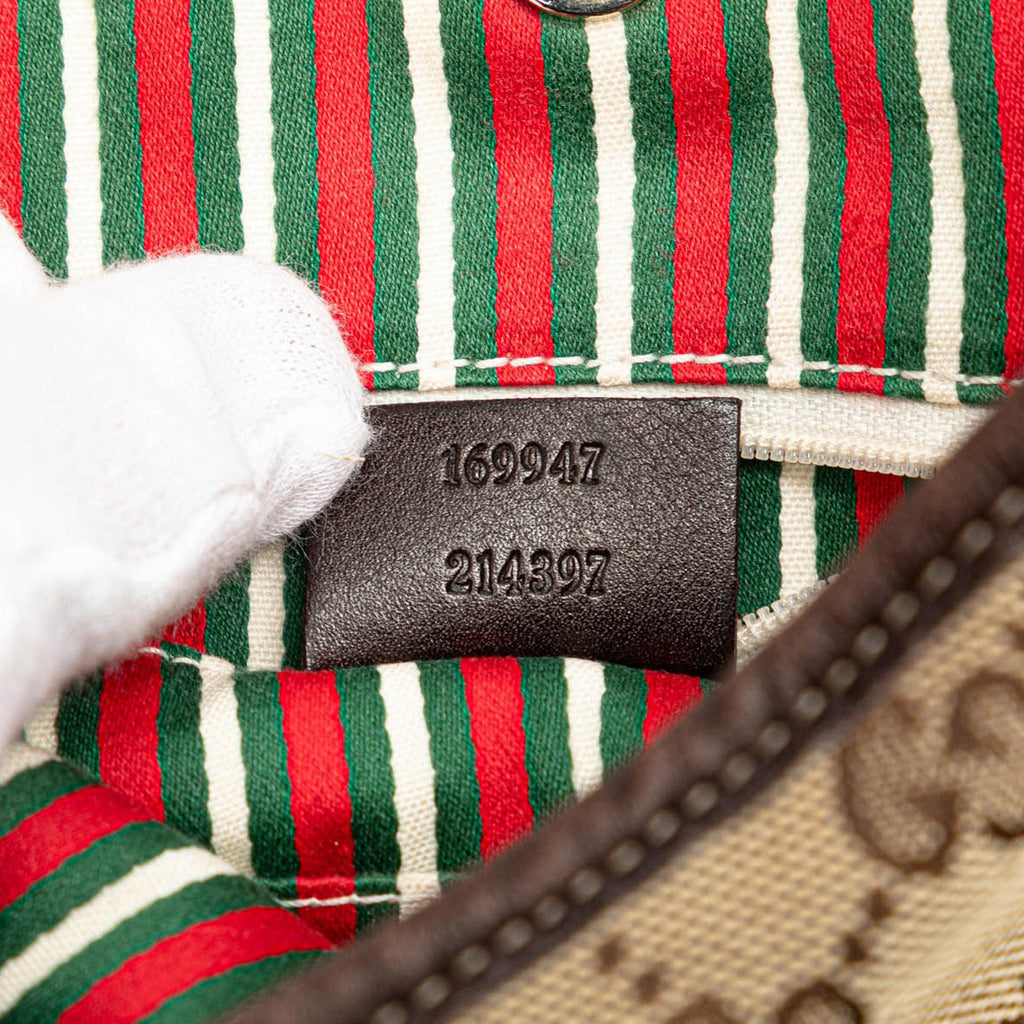 Gucci GG Canvas New Britt Hobo (SHG-fslGVf)