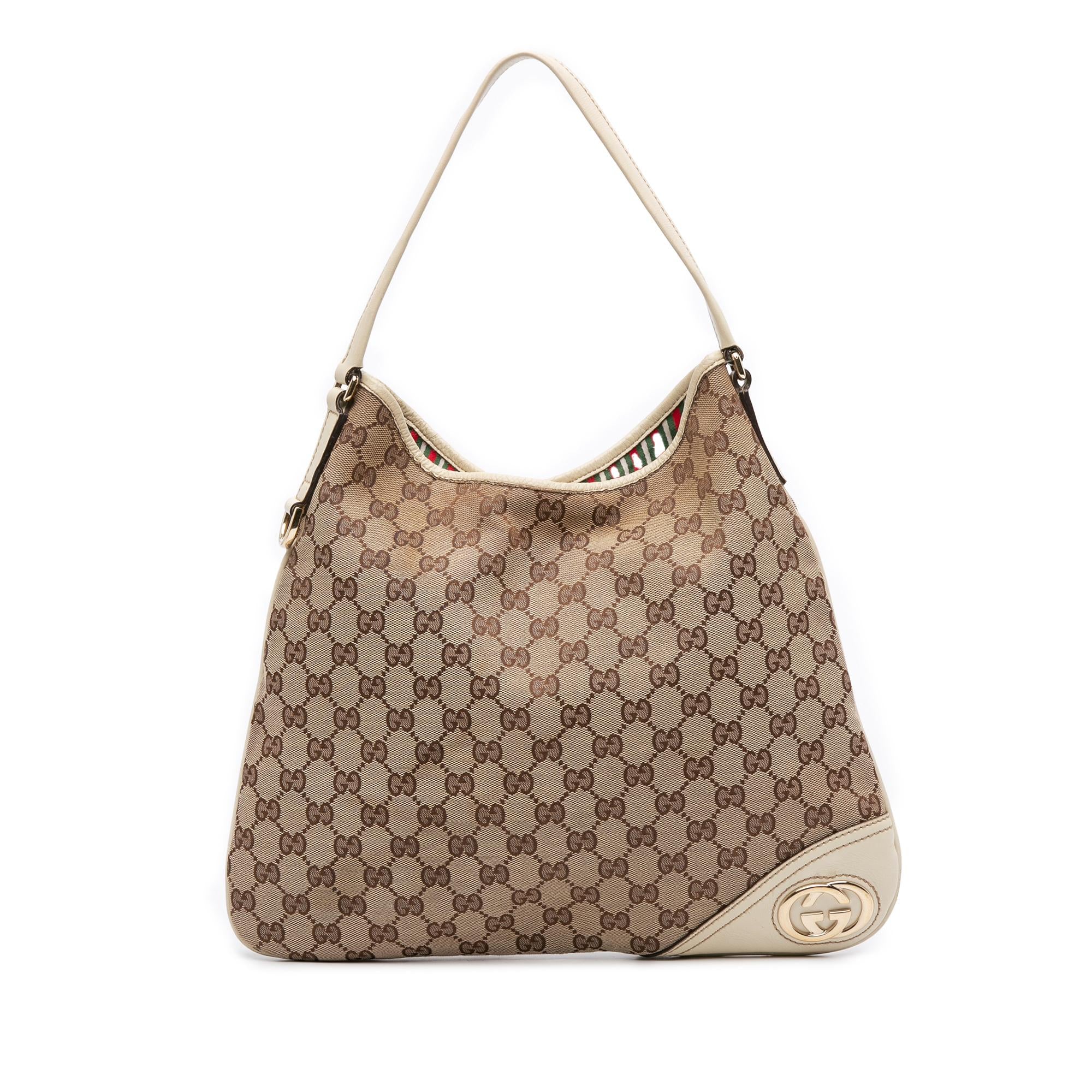 Gucci GG Canvas New Britt Hobo