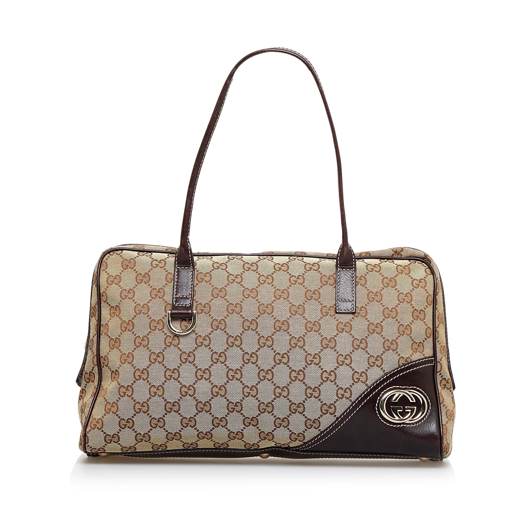 Gucci GG Canvas New Britt Shoulder Bag (SHG-zjo0YD)