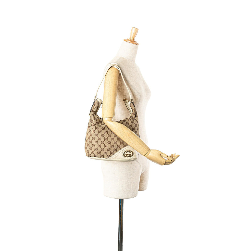 Gucci GG Canvas New Britt Shoulder Bag