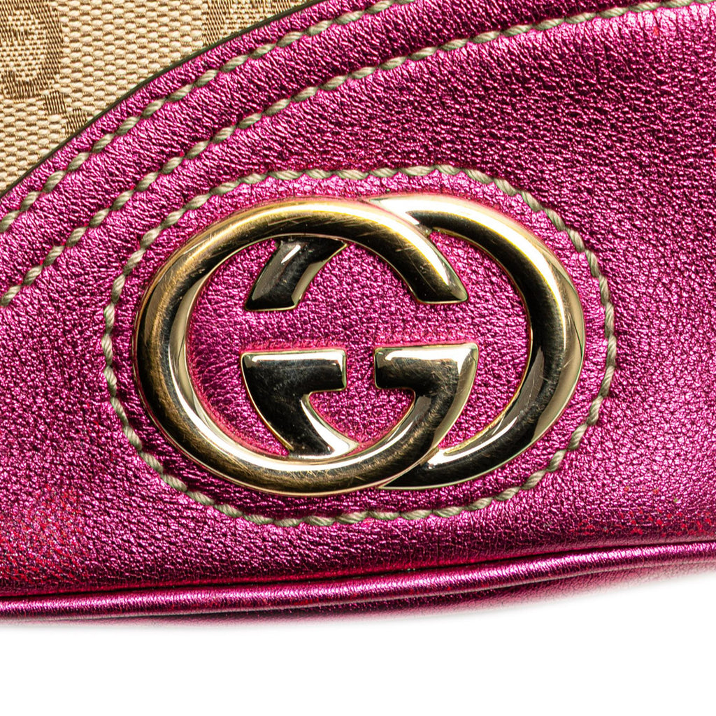 Gucci GG Canvas New Britt Shoulder Bag