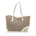 Gucci GG Canvas New Britt Tote Bag (SHG-33501)