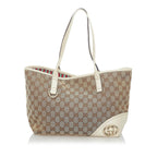 Gucci GG Canvas New Britt Tote Bag (SHG-33501)