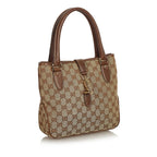 Gucci GG Canvas New Jackie Handbag (SHG-26352)