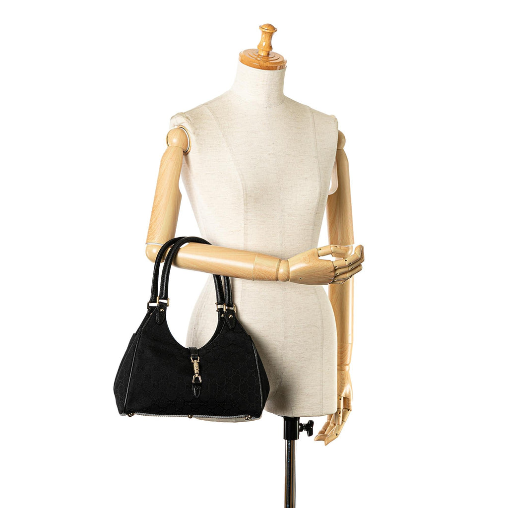 Gucci GG Canvas New Jackie Handbag (SHG-jp7WDZ)