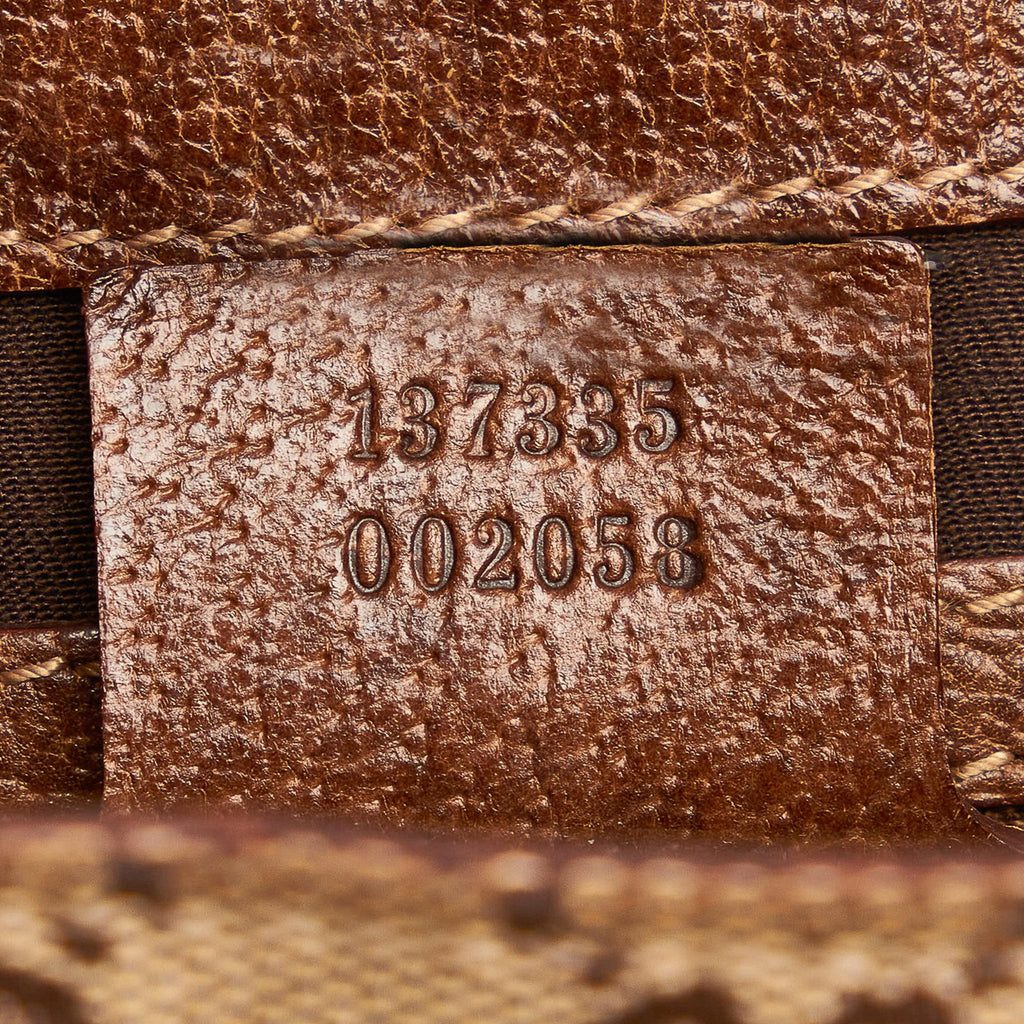Gucci GG Canvas New Jackie Shoulder Bag (SHG-33247)