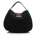 Gucci GG Canvas New Ladies Web Large Hobo (SHF-21483)