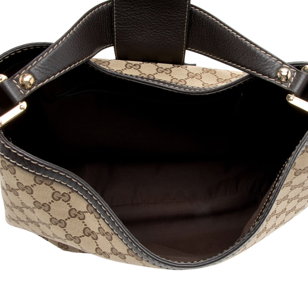 Gucci GG Canvas New Ladies Web Large Hobo (SHF-AhPj8g)