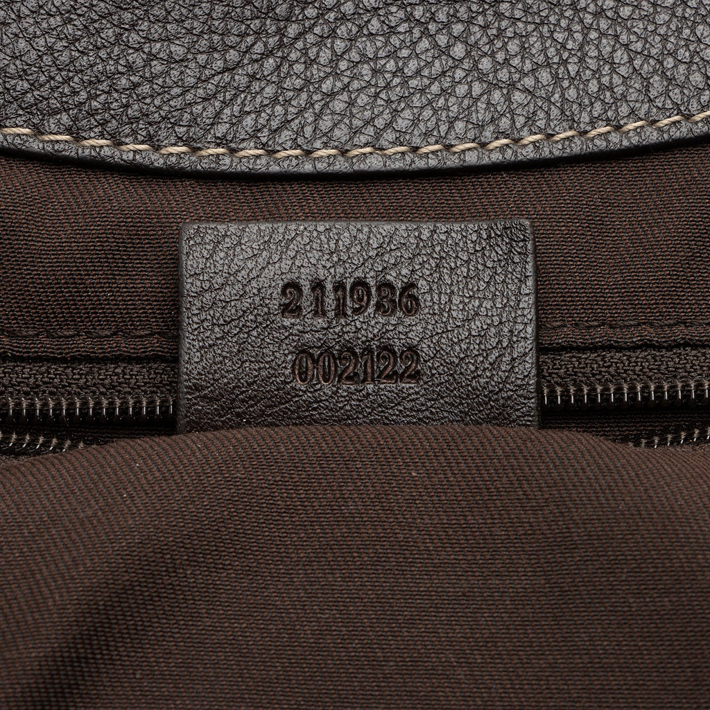 Gucci GG Canvas New Ladies Web Small Tote (SHF-eiujZp)