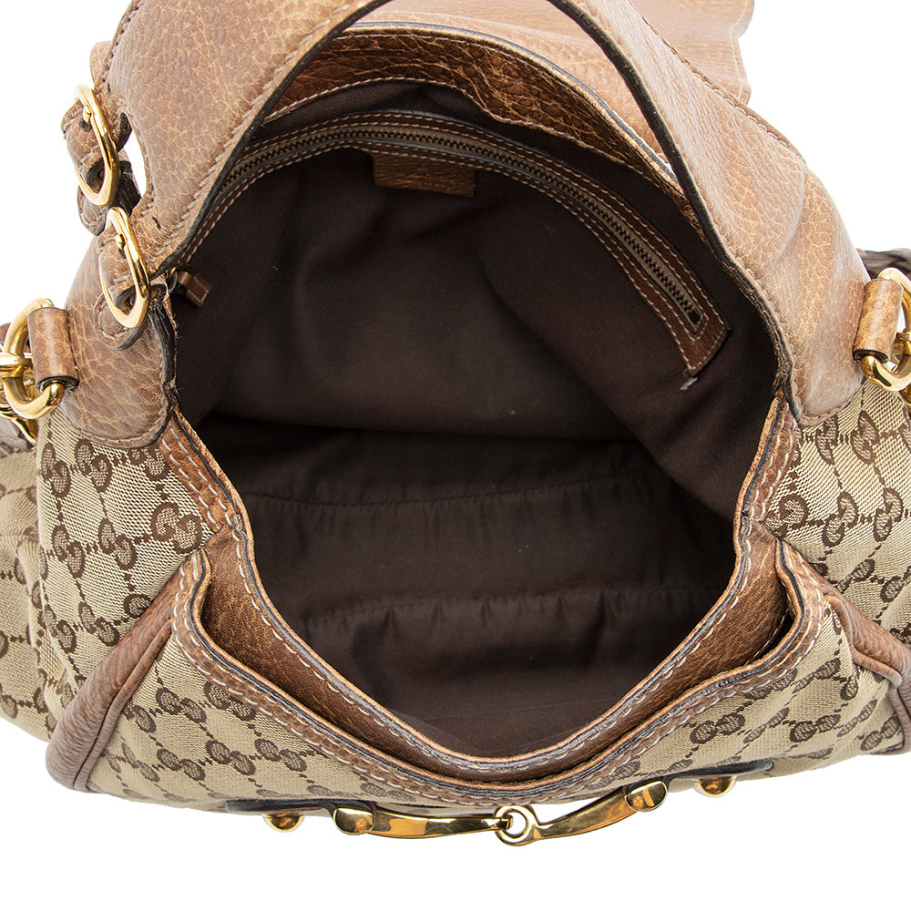 Gucci GG Canvas New Pelham Large Hobo (SHF-21704)