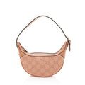 Gucci GG Canvas Ophidia Half Moon Mini Hobo (SHF-1rDKVw)