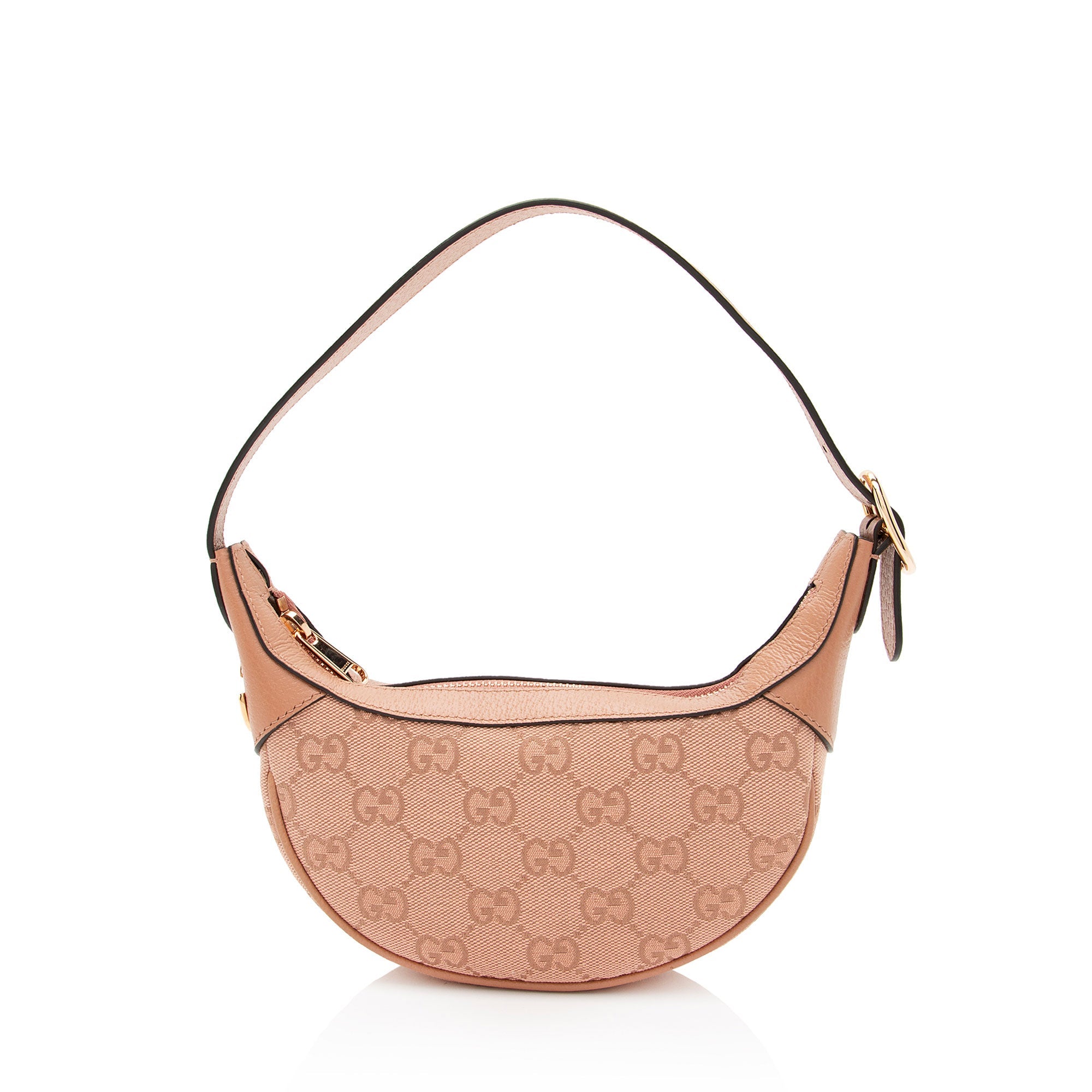 Gucci GG Canvas Ophidia Half Moon Mini Hobo (SHF-1rDKVw)